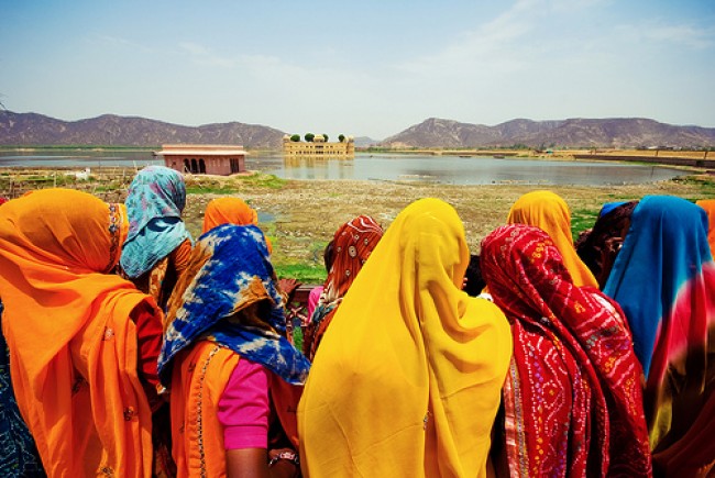 Colors of Rajasthan with Taj Mahal